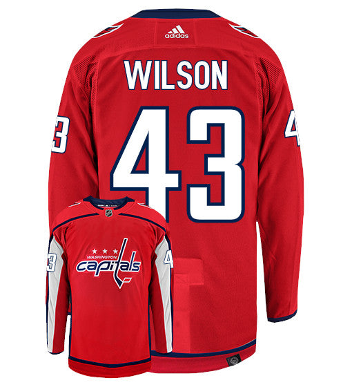 Tom Wilson Washington Capitals Adidas Primegreen Authentic NHL Hockey Jersey