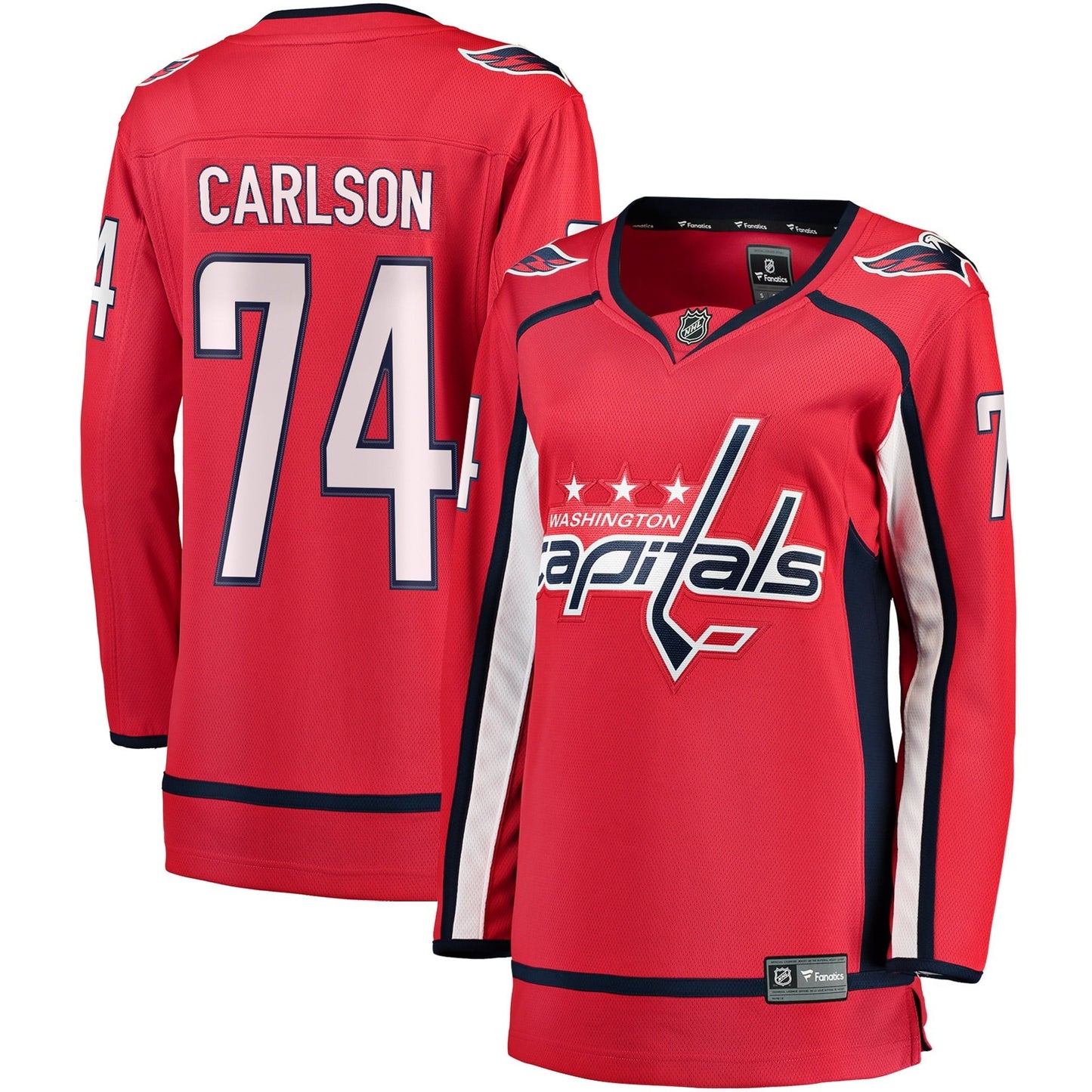 Women's Fanatics Branded John Carlson Red Washington Capitals Breakaway Player Jersey